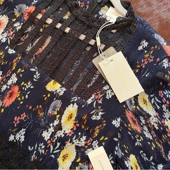 NWT Anthropologie Foxiedox Women's Floral Dress, size S - Picture 9 of 11